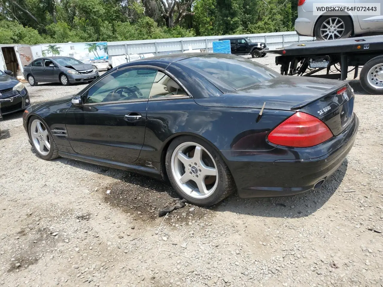2004 Mercedes-Benz Sl 600 VIN: WDBSK76F64F072443 Lot: 56370125