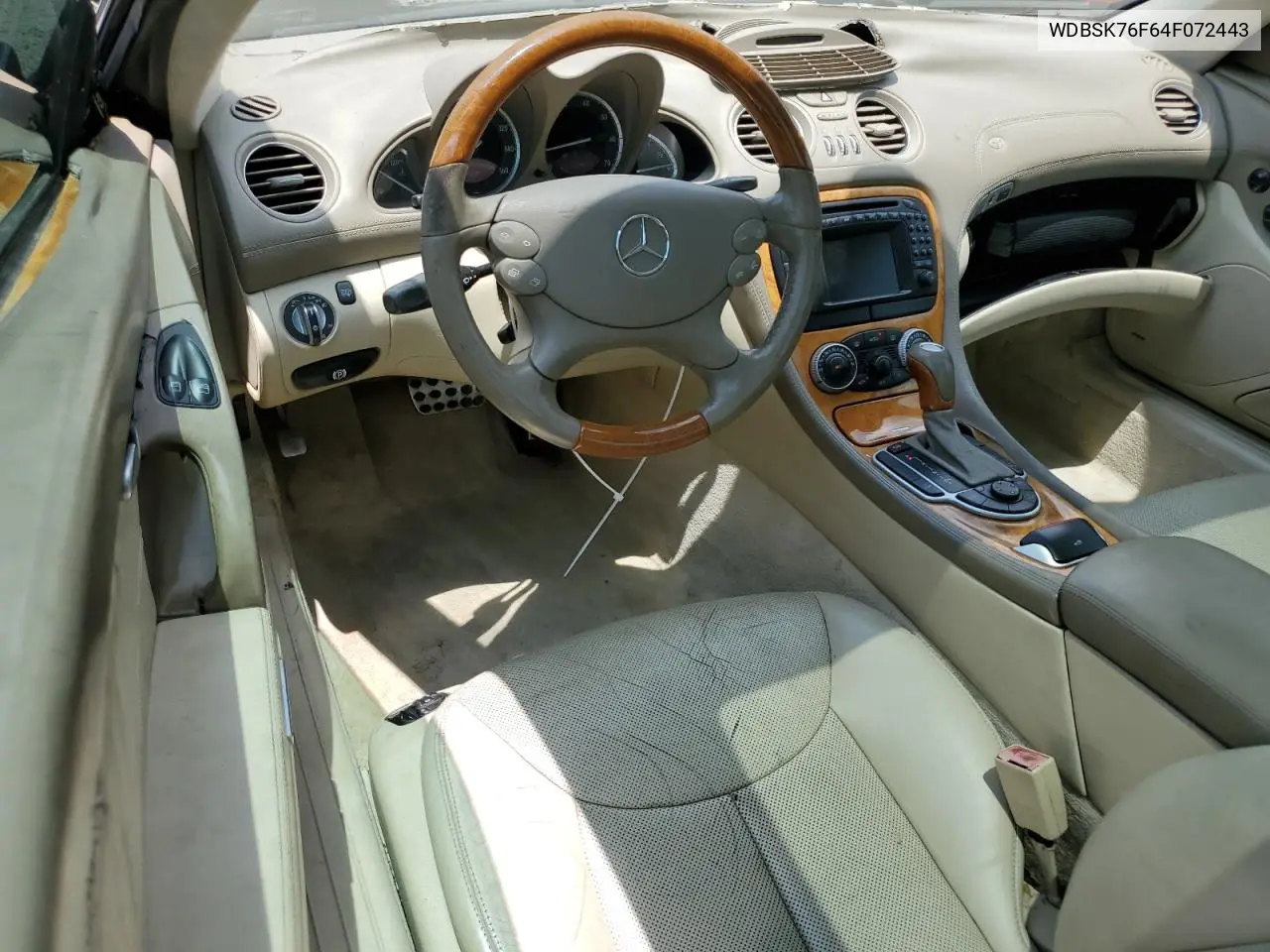 2004 Mercedes-Benz Sl 600 VIN: WDBSK76F64F072443 Lot: 56370125