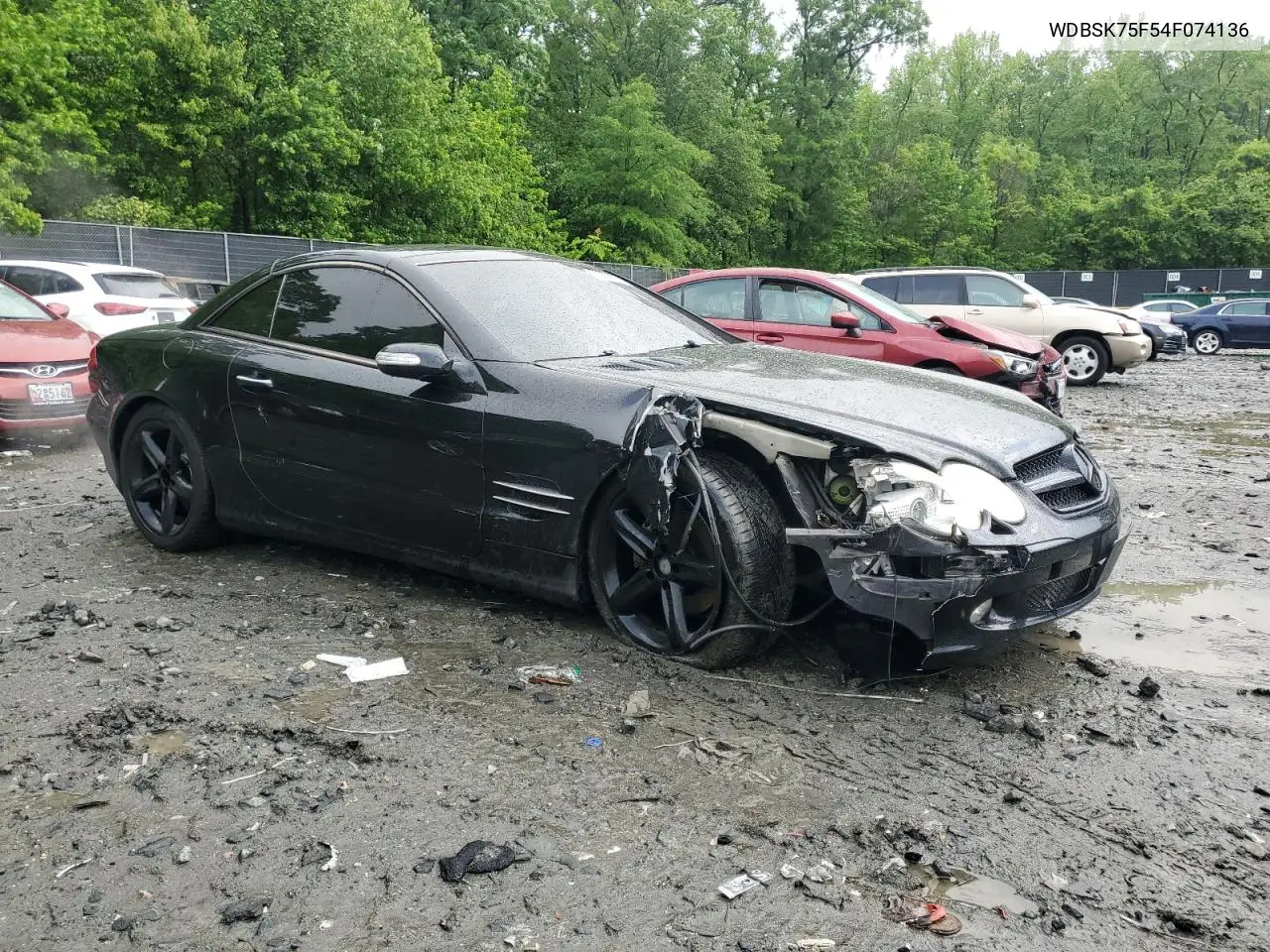 2004 Mercedes-Benz Sl 500 VIN: WDBSK75F54F074136 Lot: 56868795
