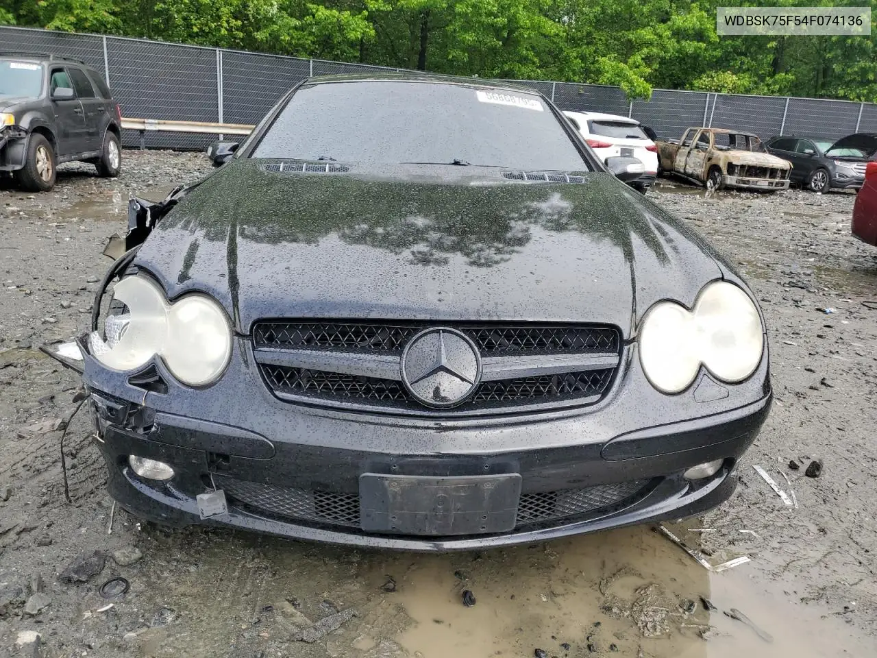 2004 Mercedes-Benz Sl 500 VIN: WDBSK75F54F074136 Lot: 56868795