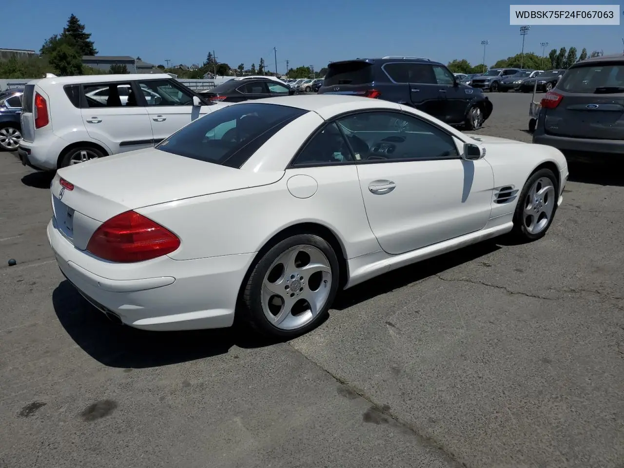 2004 Mercedes-Benz Sl 500 VIN: WDBSK75F24F067063 Lot: 59964475