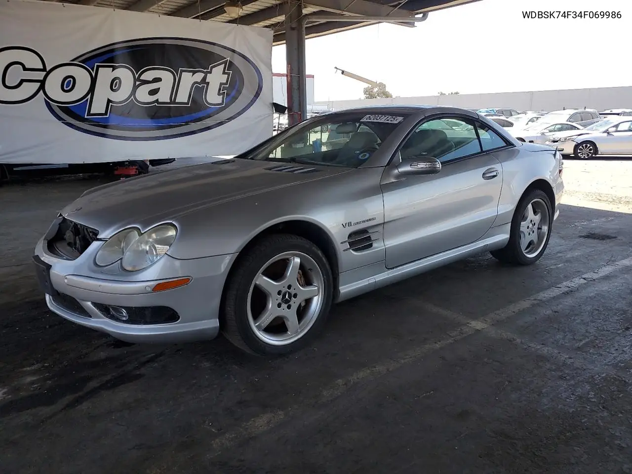 2004 Mercedes-Benz Sl 55 Amg VIN: WDBSK74F34F069986 Lot: 62037125