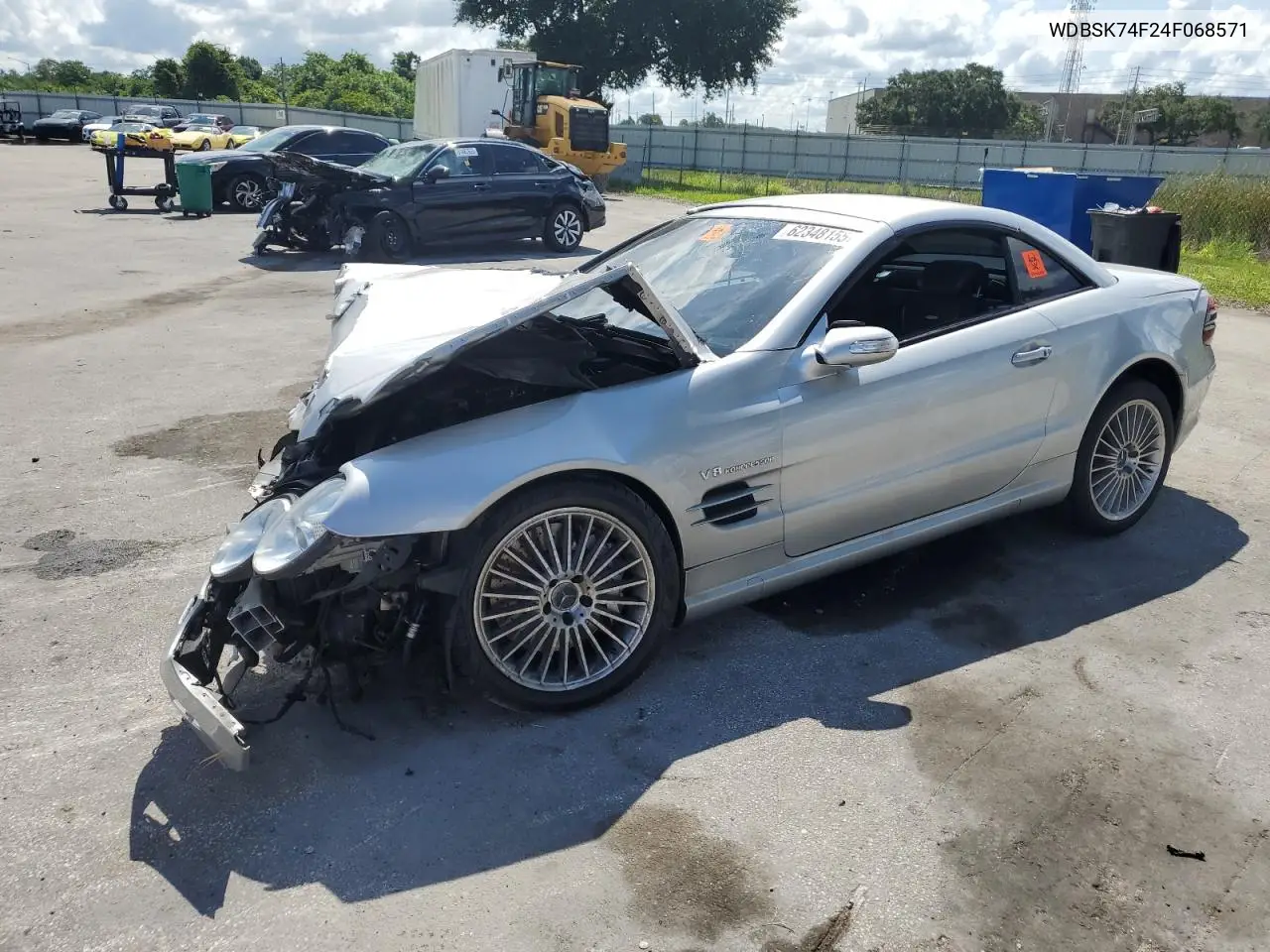 2004 Mercedes-Benz Sl 55 Amg VIN: WDBSK74F24F068571 Lot: 62348155