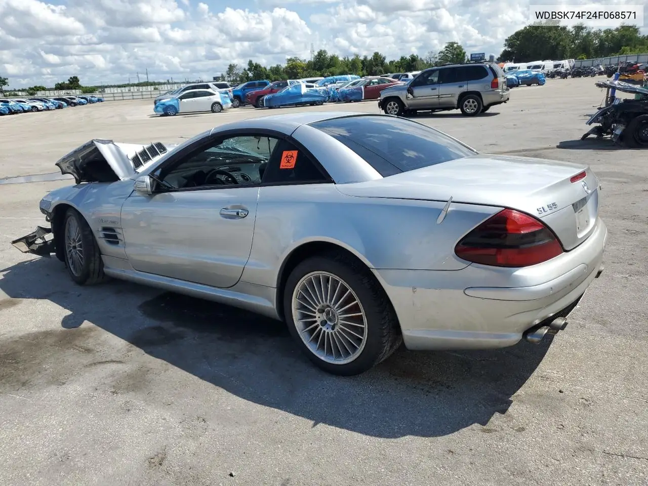 2004 Mercedes-Benz Sl 55 Amg VIN: WDBSK74F24F068571 Lot: 62348155