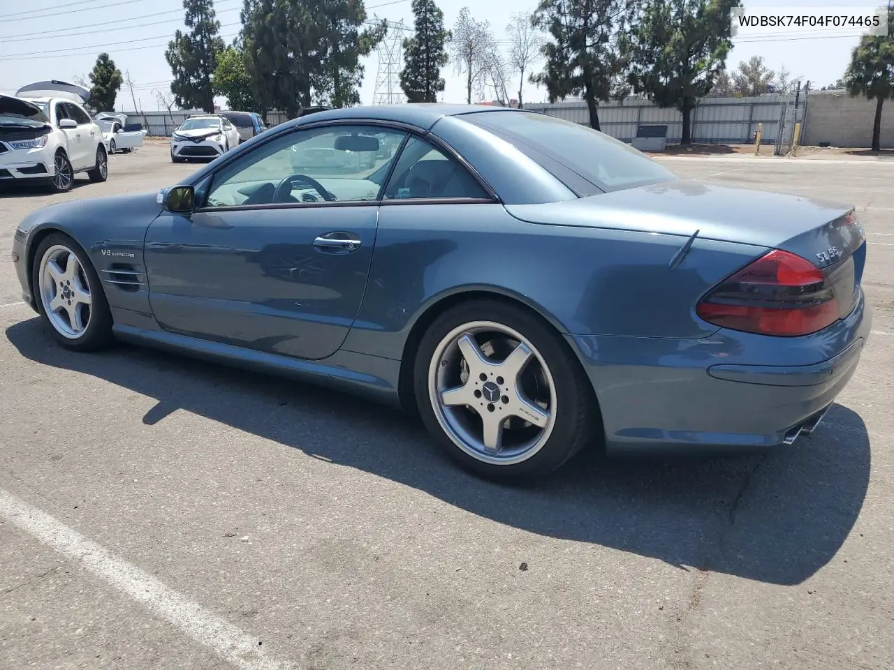 2004 Mercedes-Benz Sl 55 Amg VIN: WDBSK74F04F074465 Lot: 62606145