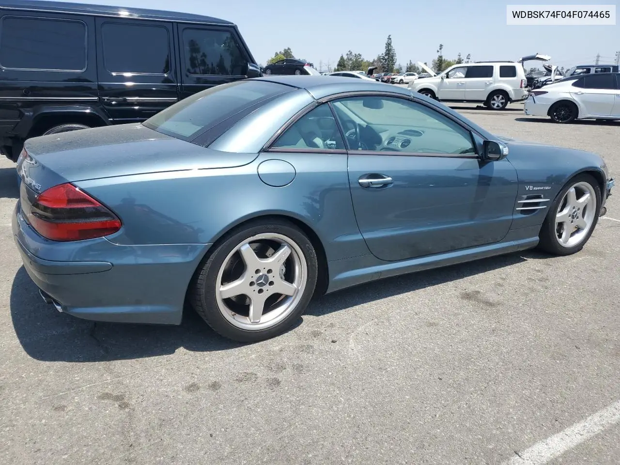 2004 Mercedes-Benz Sl 55 Amg VIN: WDBSK74F04F074465 Lot: 62606145