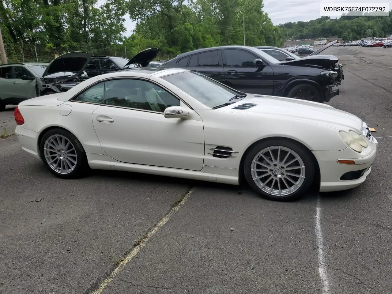 2004 Mercedes-Benz Sl 500 VIN: WDBSK75F74F072792 Lot: 62934285