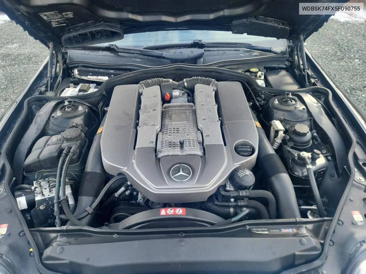2005 Mercedes-Benz Sl 55 Amg VIN: WDBSK74FX5F090755 Lot: 44135195