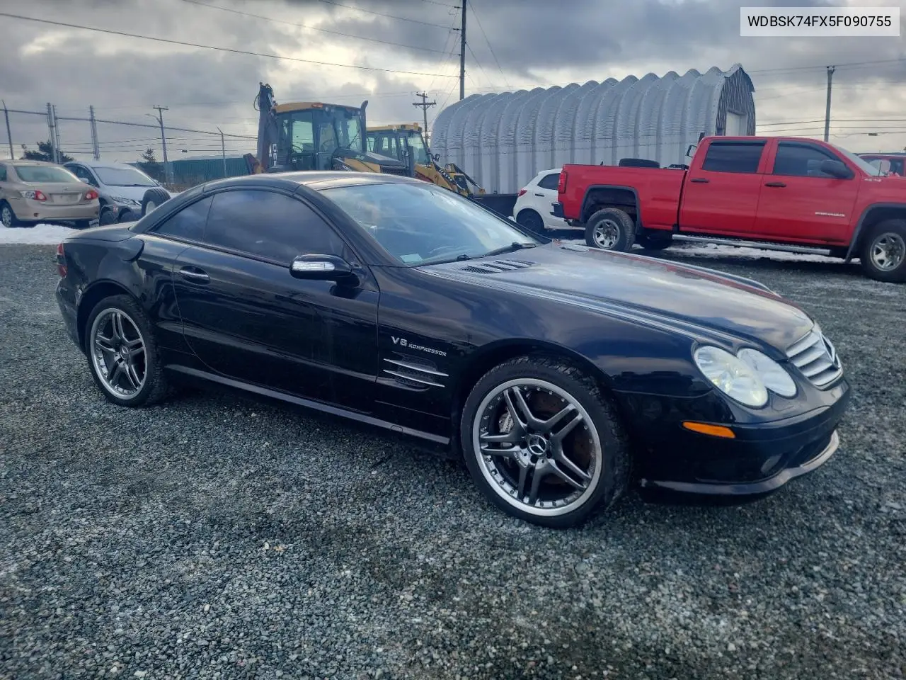 2005 Mercedes-Benz Sl 55 Amg VIN: WDBSK74FX5F090755 Lot: 44135195
