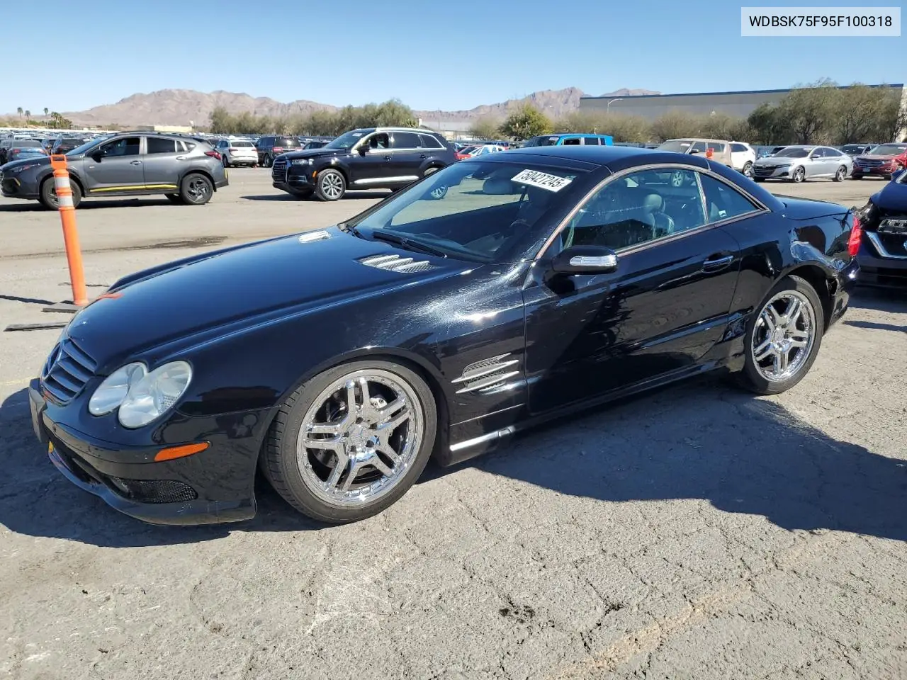 2005 Mercedes-Benz Sl 500 VIN: WDBSK75F95F100318 Lot: 50427245
