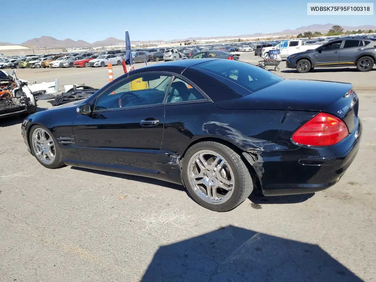 2005 Mercedes-Benz Sl 500 VIN: WDBSK75F95F100318 Lot: 50427245