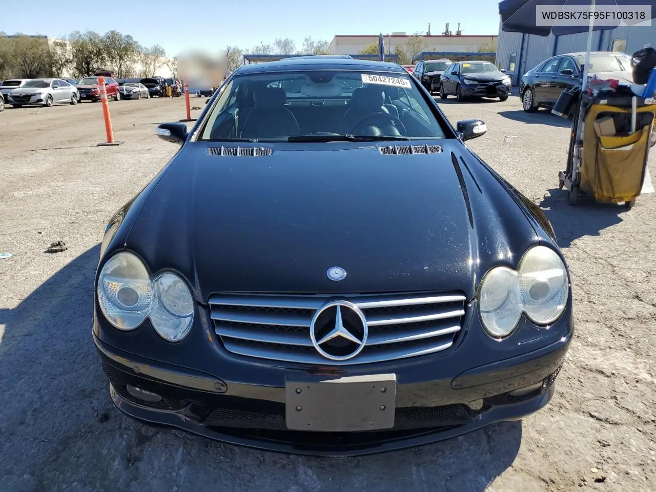 2005 Mercedes-Benz Sl 500 VIN: WDBSK75F95F100318 Lot: 50427245