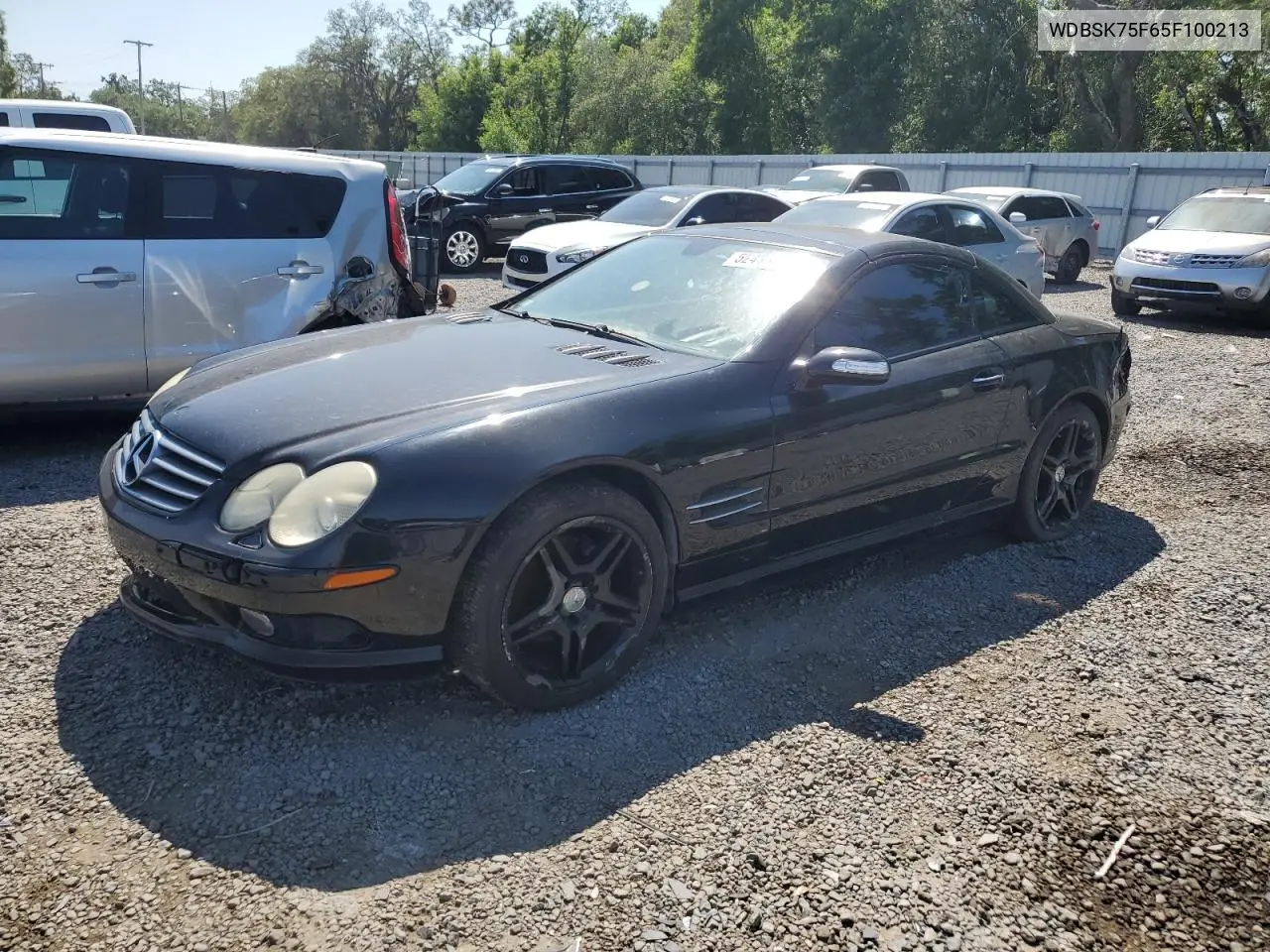 2005 Mercedes-Benz Sl 500 VIN: WDBSK75F65F100213 Lot: 52436935