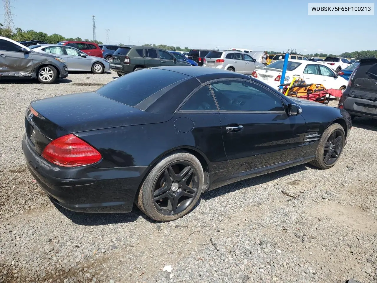 2005 Mercedes-Benz Sl 500 VIN: WDBSK75F65F100213 Lot: 52436935