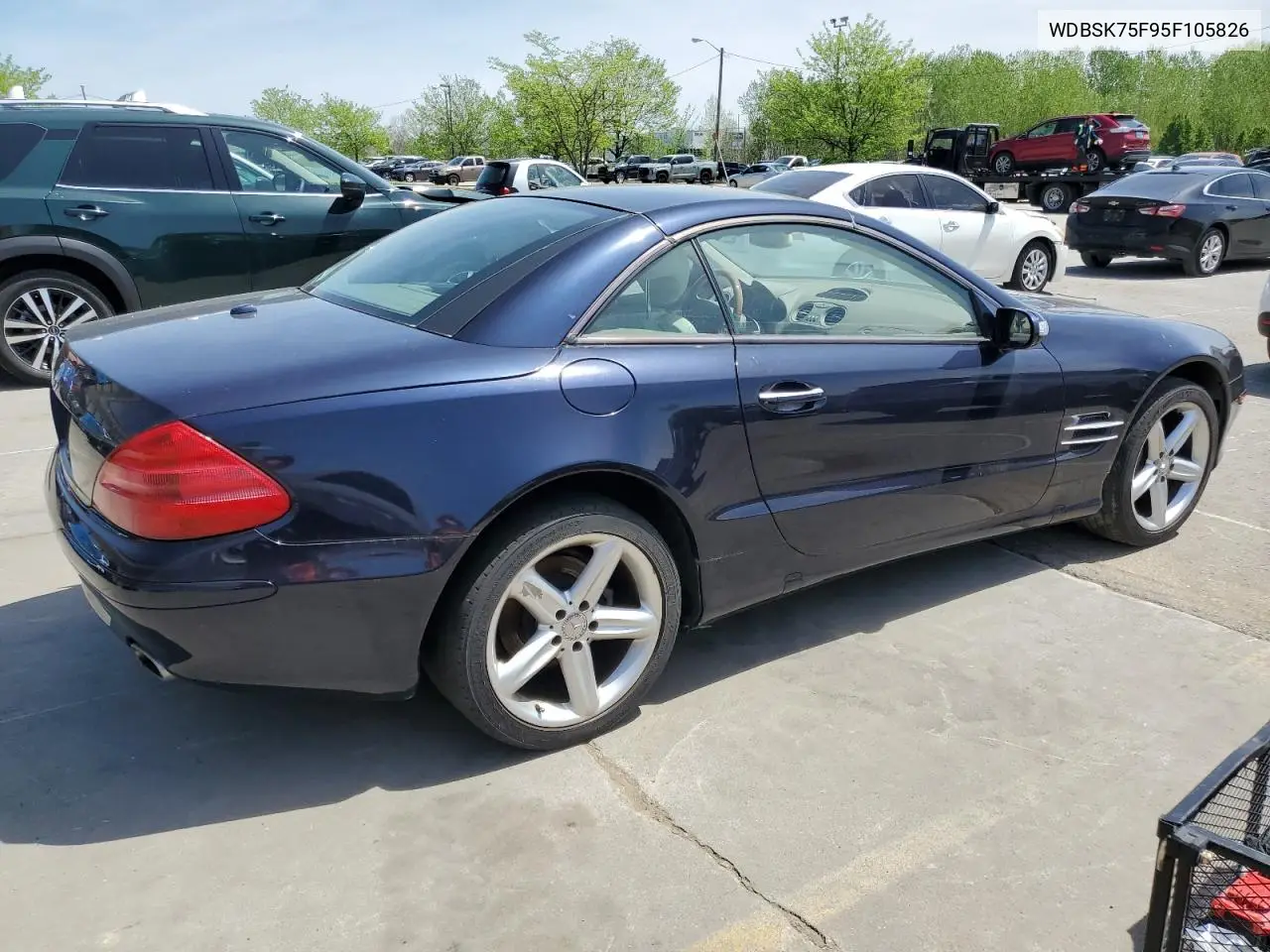 2005 Mercedes-Benz Sl 500 VIN: WDBSK75F95F105826 Lot: 54050835