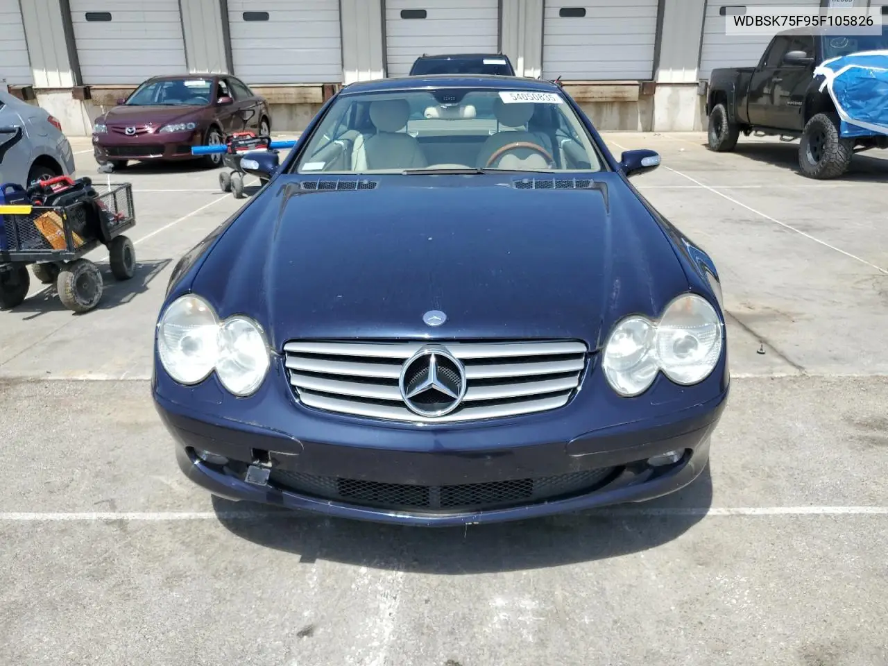 2005 Mercedes-Benz Sl 500 VIN: WDBSK75F95F105826 Lot: 54050835