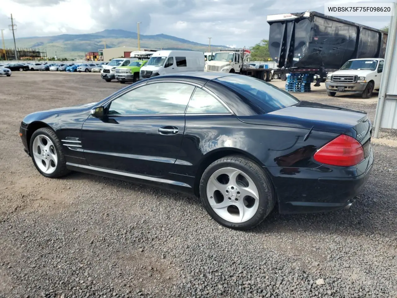 2005 Mercedes-Benz Sl 500 VIN: WDBSK75F75F098620 Lot: 55349735