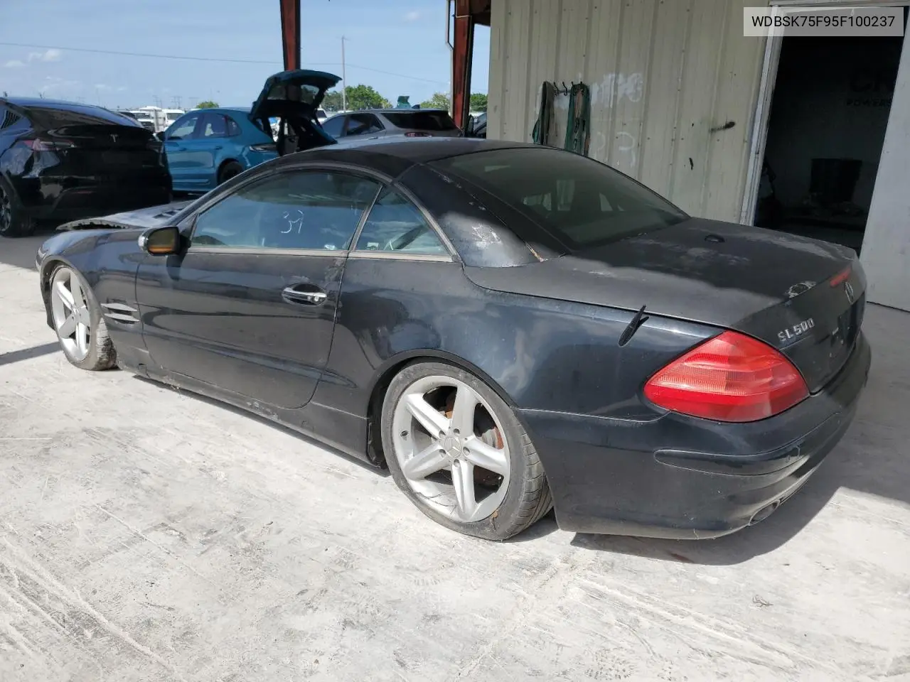 2005 Mercedes-Benz Sl 500 VIN: WDBSK75F95F100237 Lot: 56433255
