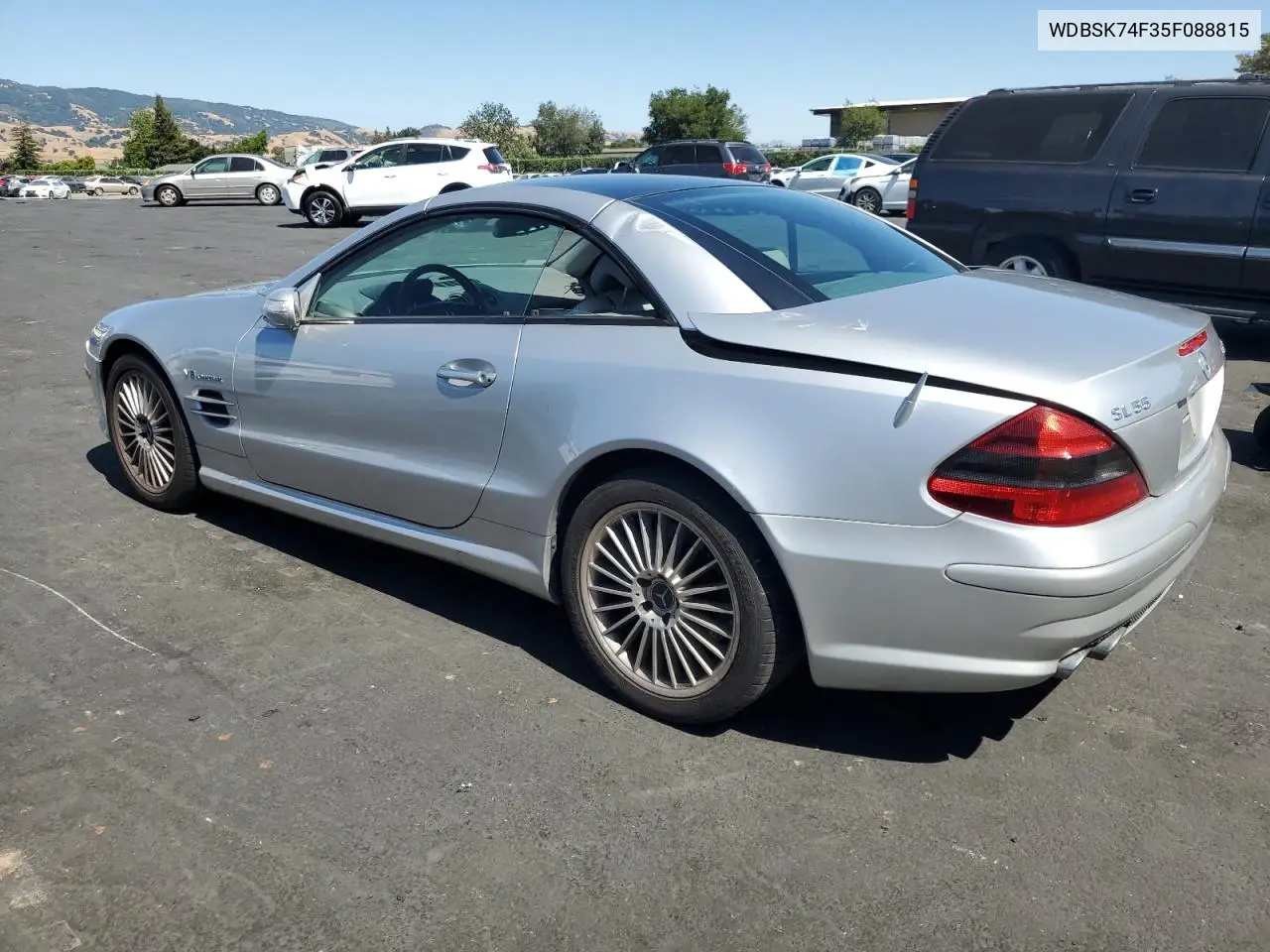 2005 Mercedes-Benz Sl 55 Amg VIN: WDBSK74F35F088815 Lot: 58671335