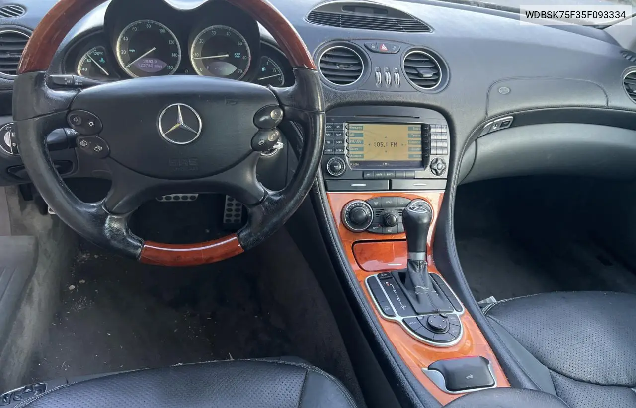 2005 Mercedes-Benz Sl 500 VIN: WDBSK75F35F093334 Lot: 59240565