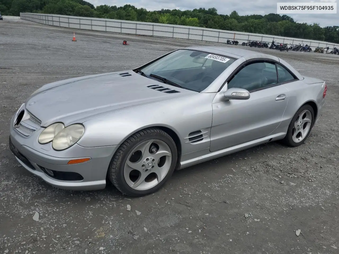2005 Mercedes-Benz Sl 500 VIN: WDBSK75F95F104935 Lot: 60493705