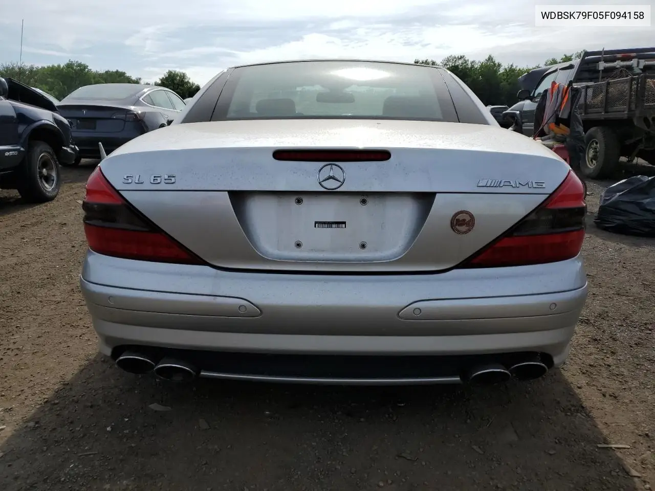 2005 Mercedes-Benz Sl 65 Amg VIN: WDBSK79F05F094158 Lot: 60888905
