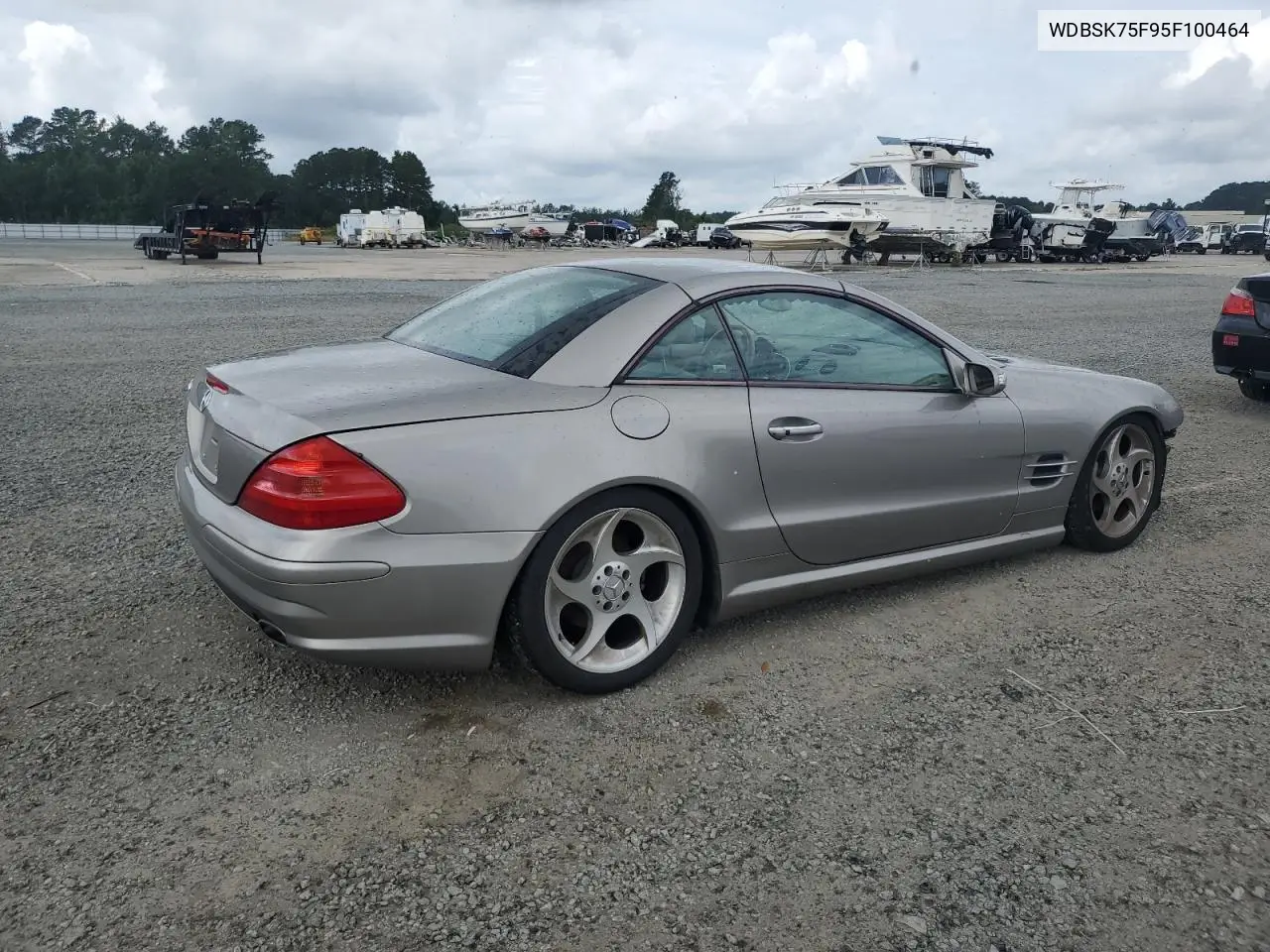 2005 Mercedes-Benz Sl 500 VIN: WDBSK75F95F100464 Lot: 60993215