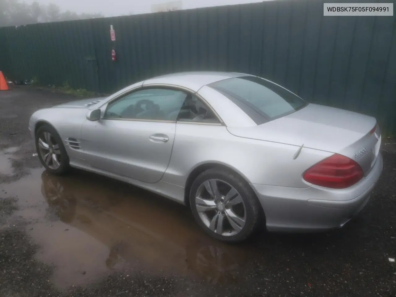2005 Mercedes-Benz Sl 500 VIN: WDBSK75F05F094991 Lot: 61678705