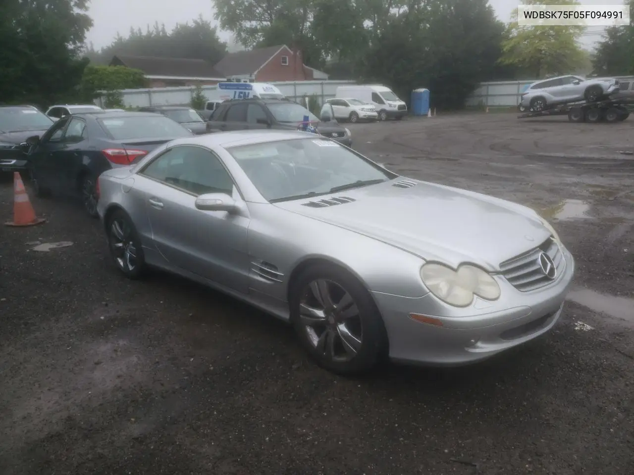 2005 Mercedes-Benz Sl 500 VIN: WDBSK75F05F094991 Lot: 61678705