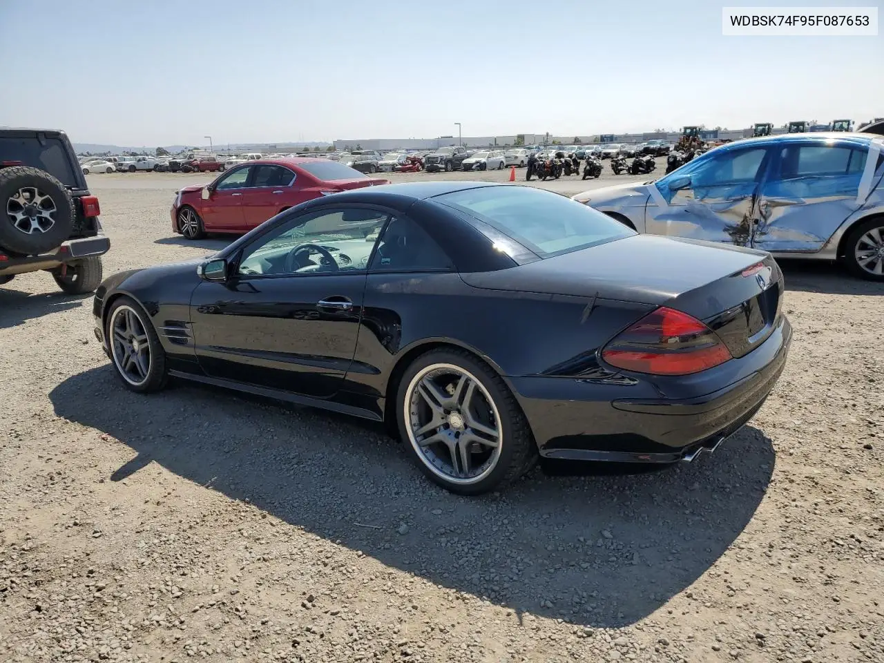 2005 Mercedes-Benz Sl 55 Amg VIN: WDBSK74F95F087653 Lot: 62196015
