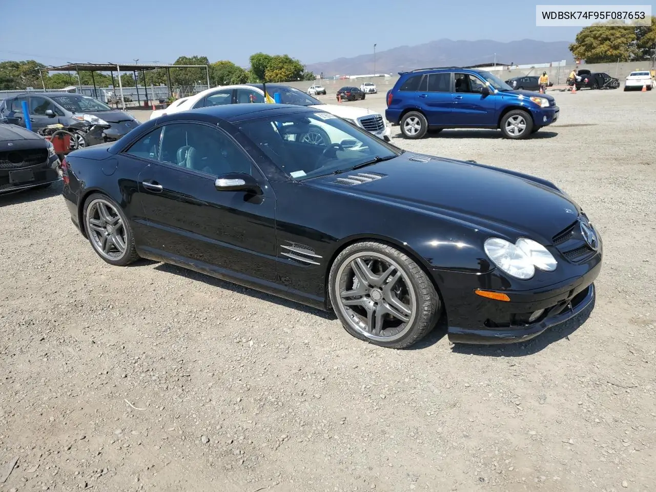 2005 Mercedes-Benz Sl 55 Amg VIN: WDBSK74F95F087653 Lot: 62196015