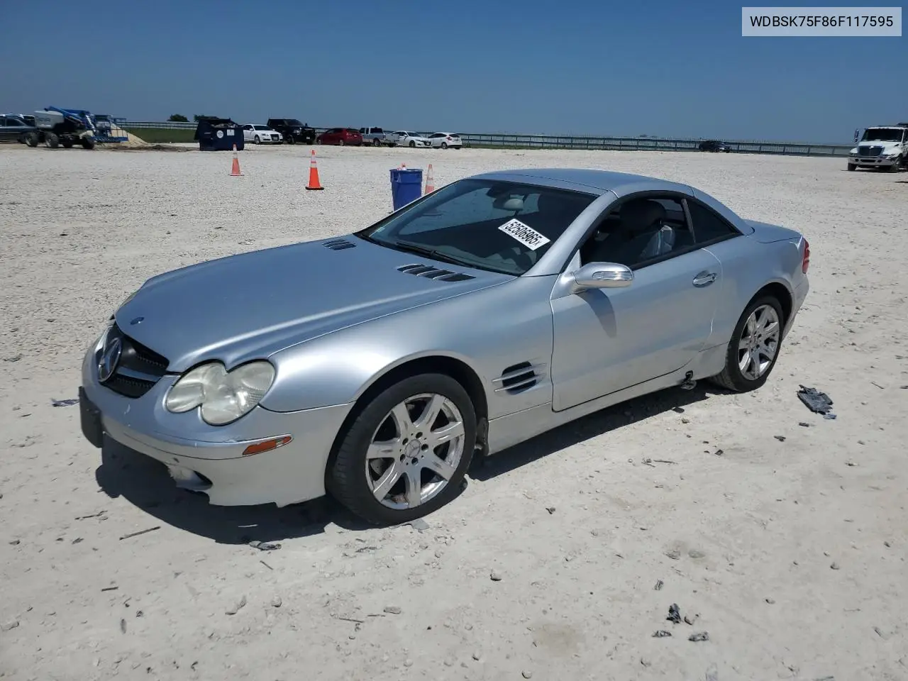 2006 Mercedes-Benz Sl 500 VIN: WDBSK75F86F117595 Lot: 52506965