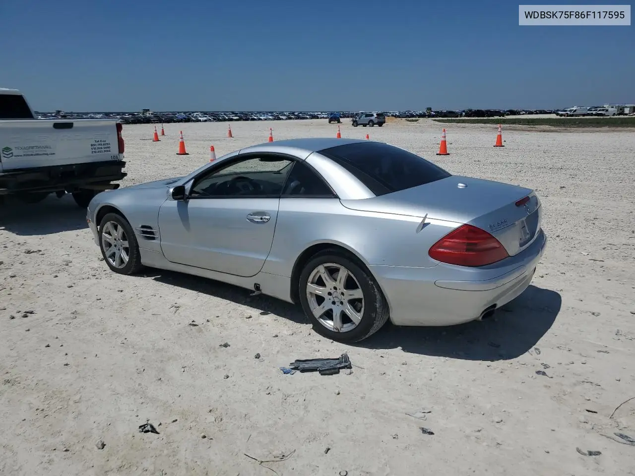 2006 Mercedes-Benz Sl 500 VIN: WDBSK75F86F117595 Lot: 52506965