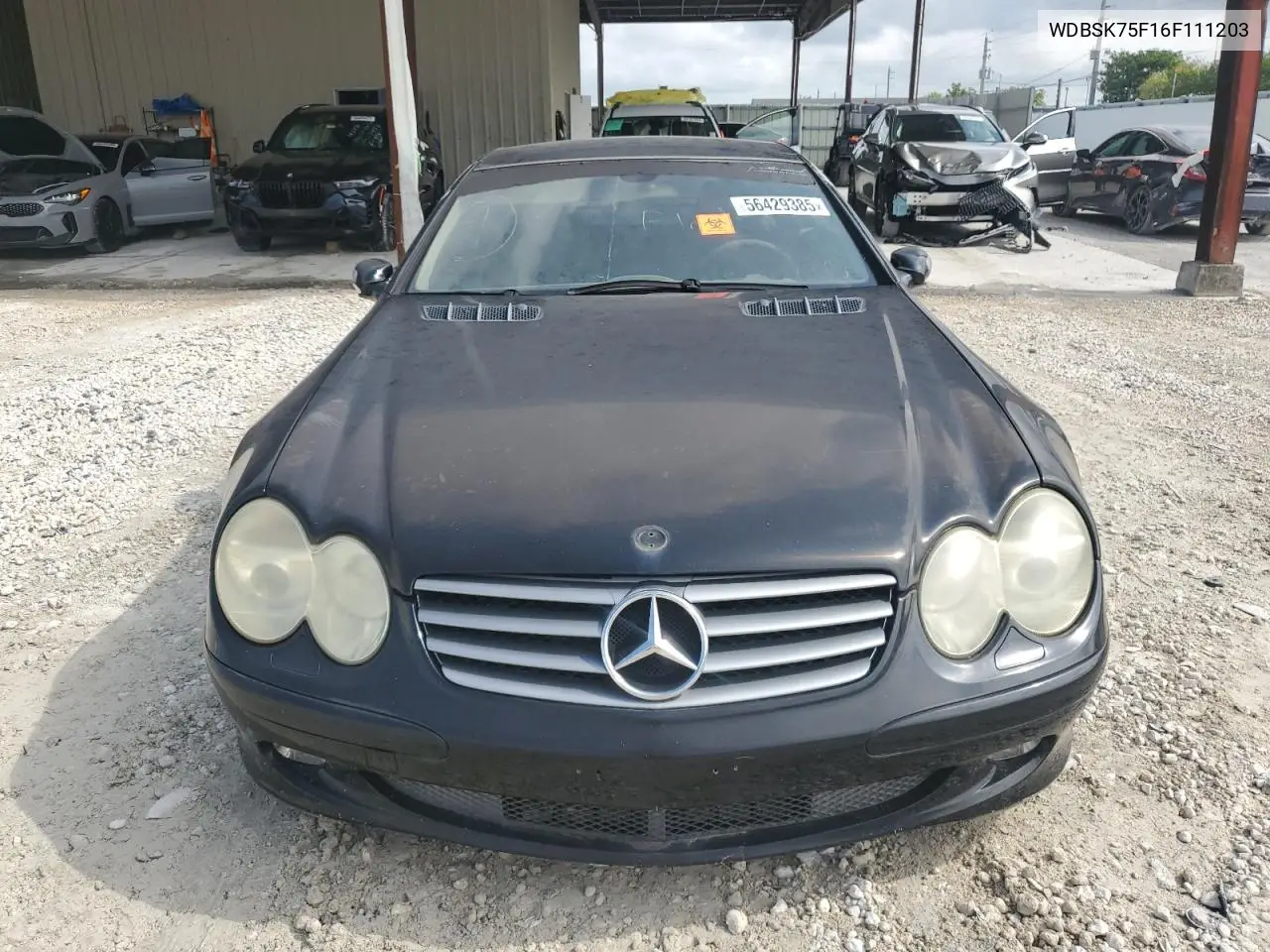 2006 Mercedes-Benz Sl 500 VIN: WDBSK75F16F111203 Lot: 56429385