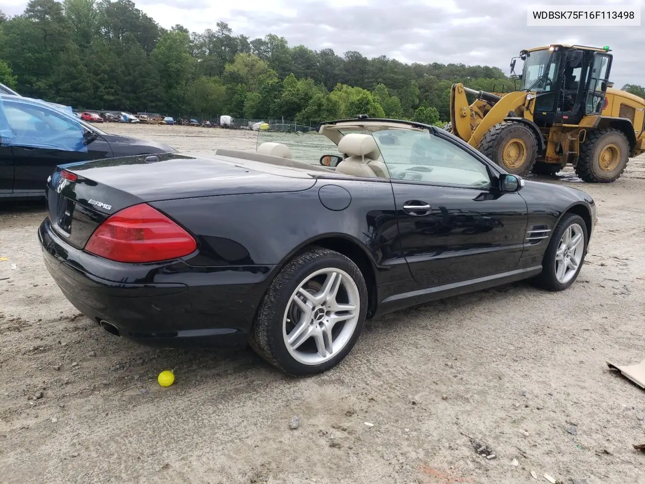 2006 Mercedes-Benz Sl 500 VIN: WDBSK75F16F113498 Lot: 56672655