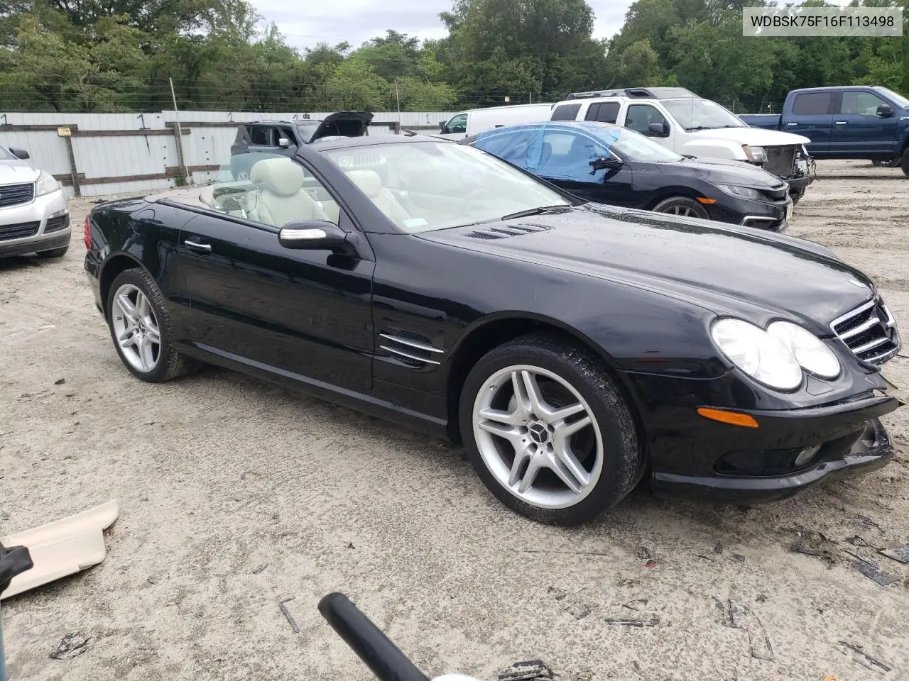 2006 Mercedes-Benz Sl 500 VIN: WDBSK75F16F113498 Lot: 56672655