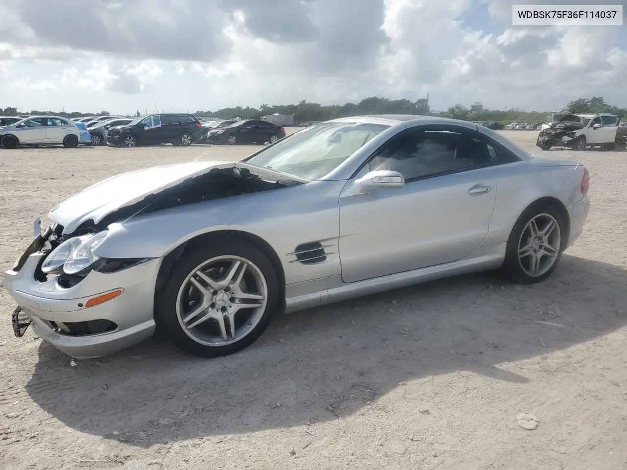 2006 Mercedes-Benz Sl 500 VIN: WDBSK75F36F114037 Lot: 60879175
