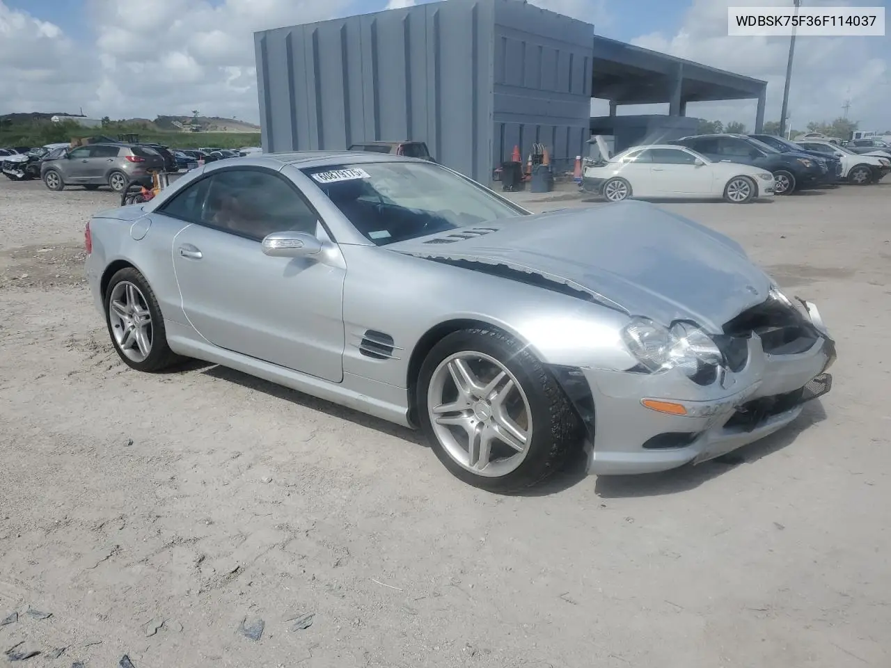 2006 Mercedes-Benz Sl 500 VIN: WDBSK75F36F114037 Lot: 60879175