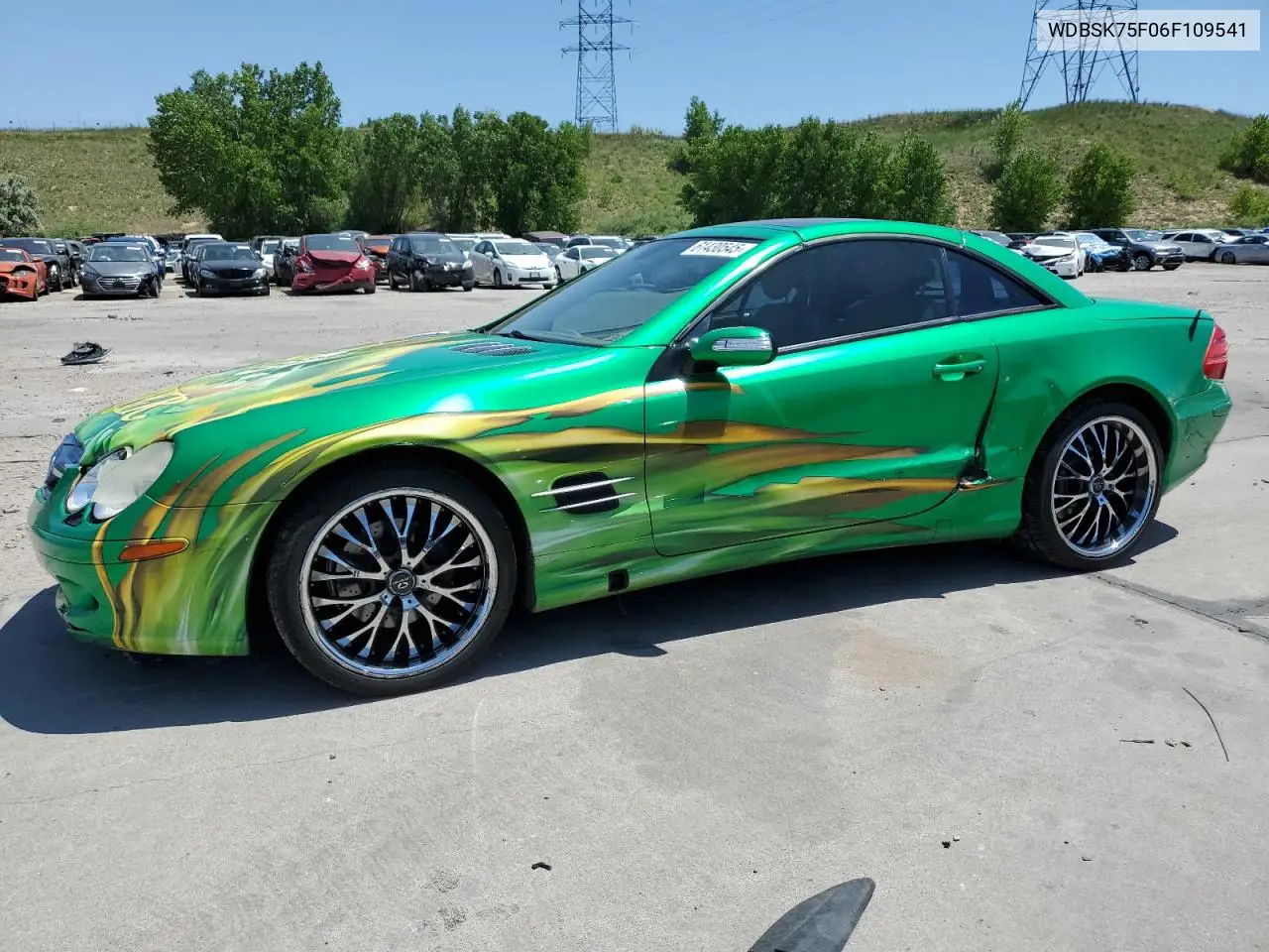 2006 Mercedes-Benz Sl 500 VIN: WDBSK75F06F109541 Lot: 61430545