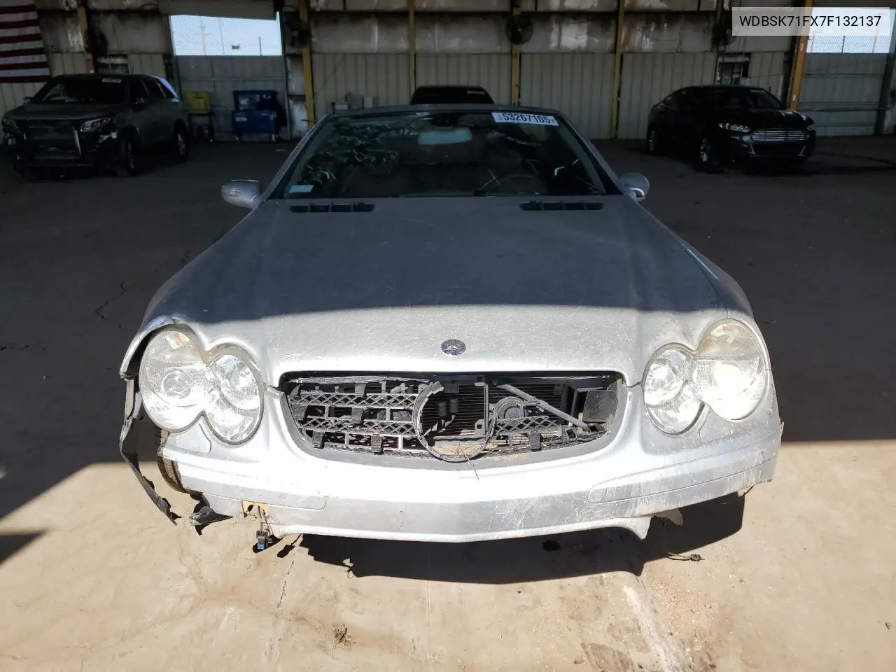 2007 Mercedes-Benz Sl 550 VIN: WDBSK71FX7F132137 Lot: 53267105
