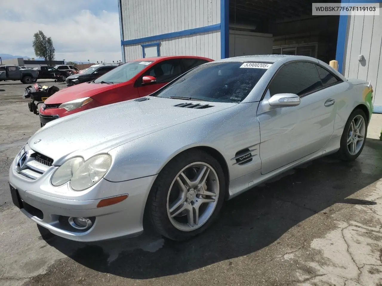 2007 Mercedes-Benz Sl 600 VIN: WDBSK77F67F119103 Lot: 53900205
