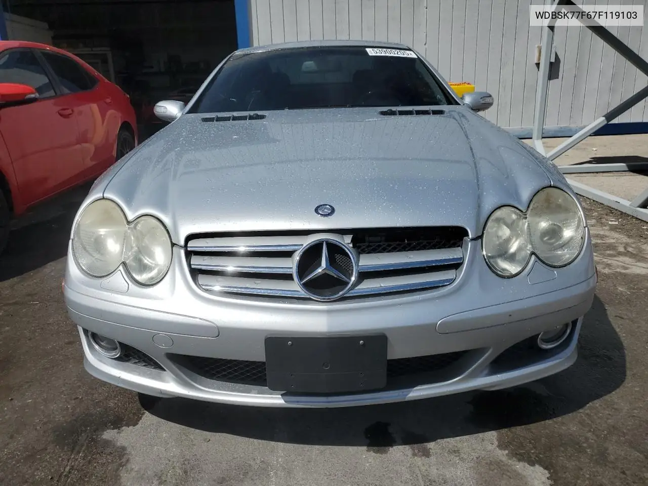 2007 Mercedes-Benz Sl 600 VIN: WDBSK77F67F119103 Lot: 53900205