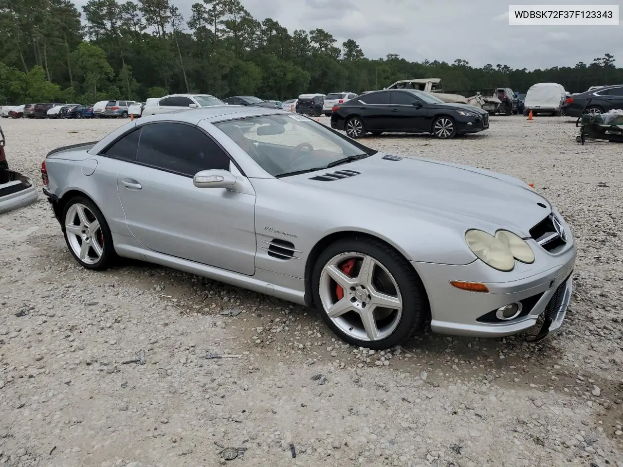 2007 Mercedes-Benz Sl 55 Amg VIN: WDBSK72F37F123343 Lot: 54788865