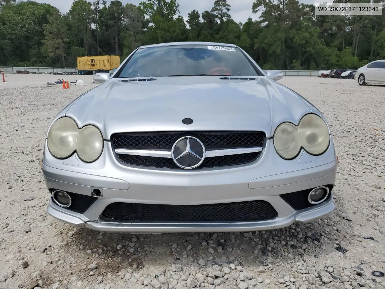 2007 Mercedes-Benz Sl 55 Amg VIN: WDBSK72F37F123343 Lot: 54788865