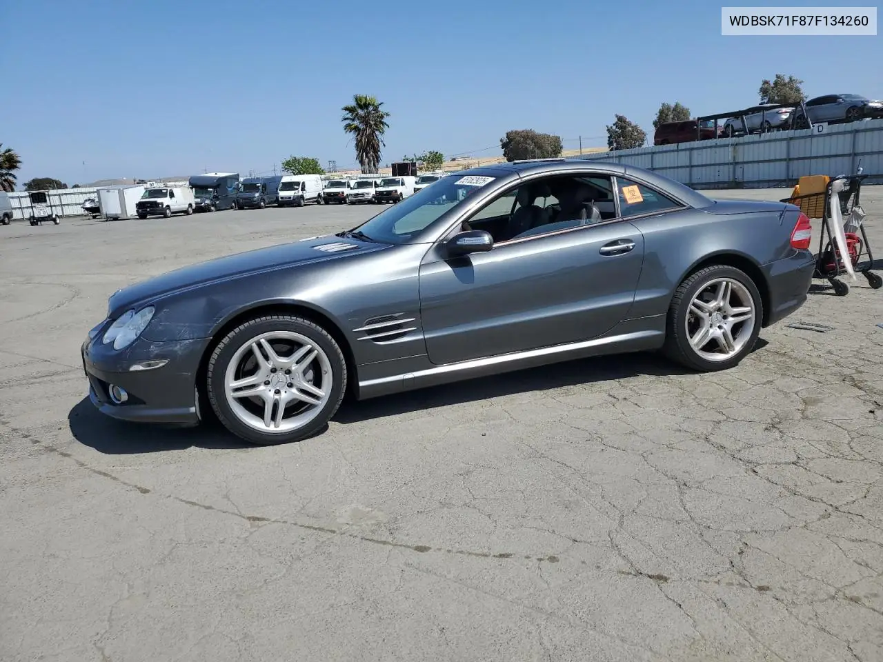 2007 Mercedes-Benz Sl 550 VIN: WDBSK71F87F134260 Lot: 55162925