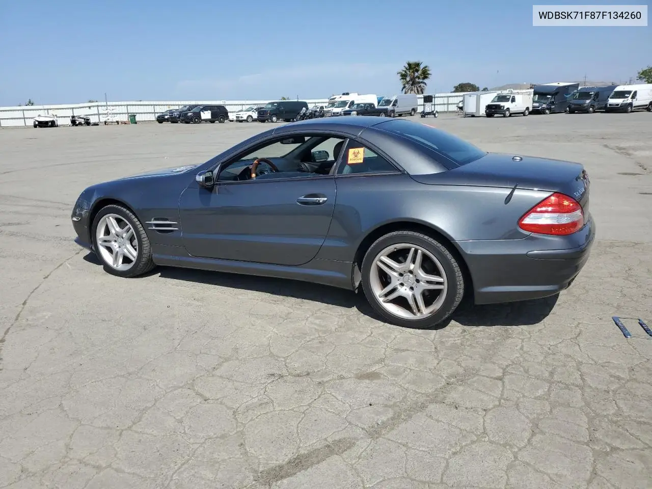2007 Mercedes-Benz Sl 550 VIN: WDBSK71F87F134260 Lot: 55162925