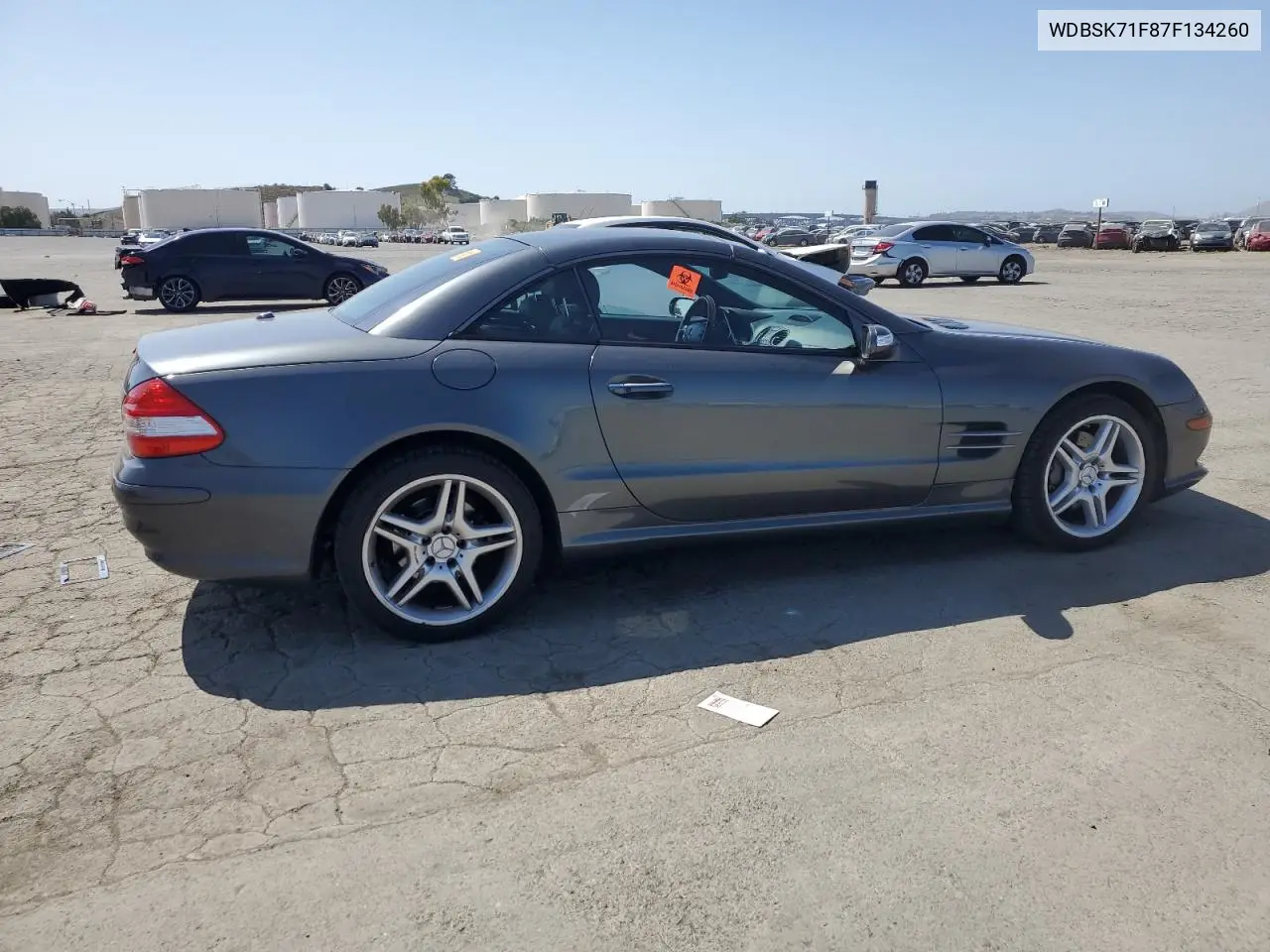 2007 Mercedes-Benz Sl 550 VIN: WDBSK71F87F134260 Lot: 55162925