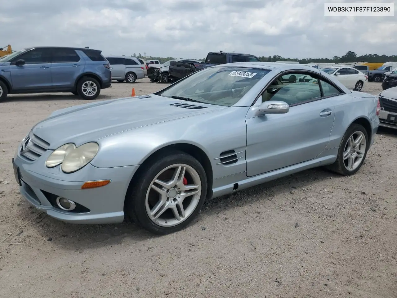 2007 Mercedes-Benz Sl 550 VIN: WDBSK71F87F123890 Lot: 55453355