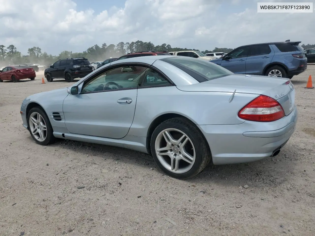 2007 Mercedes-Benz Sl 550 VIN: WDBSK71F87F123890 Lot: 55453355