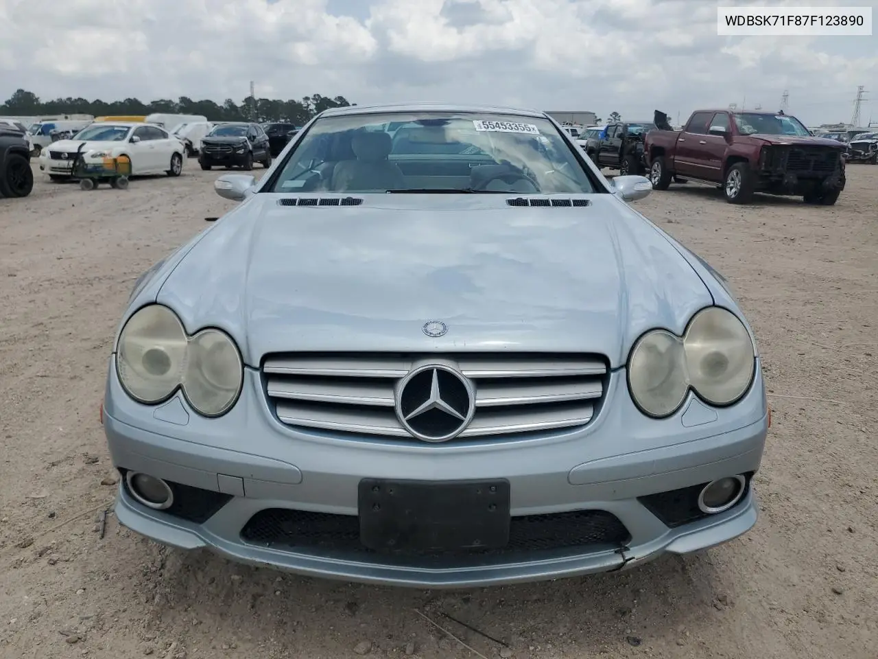 2007 Mercedes-Benz Sl 550 VIN: WDBSK71F87F123890 Lot: 55453355